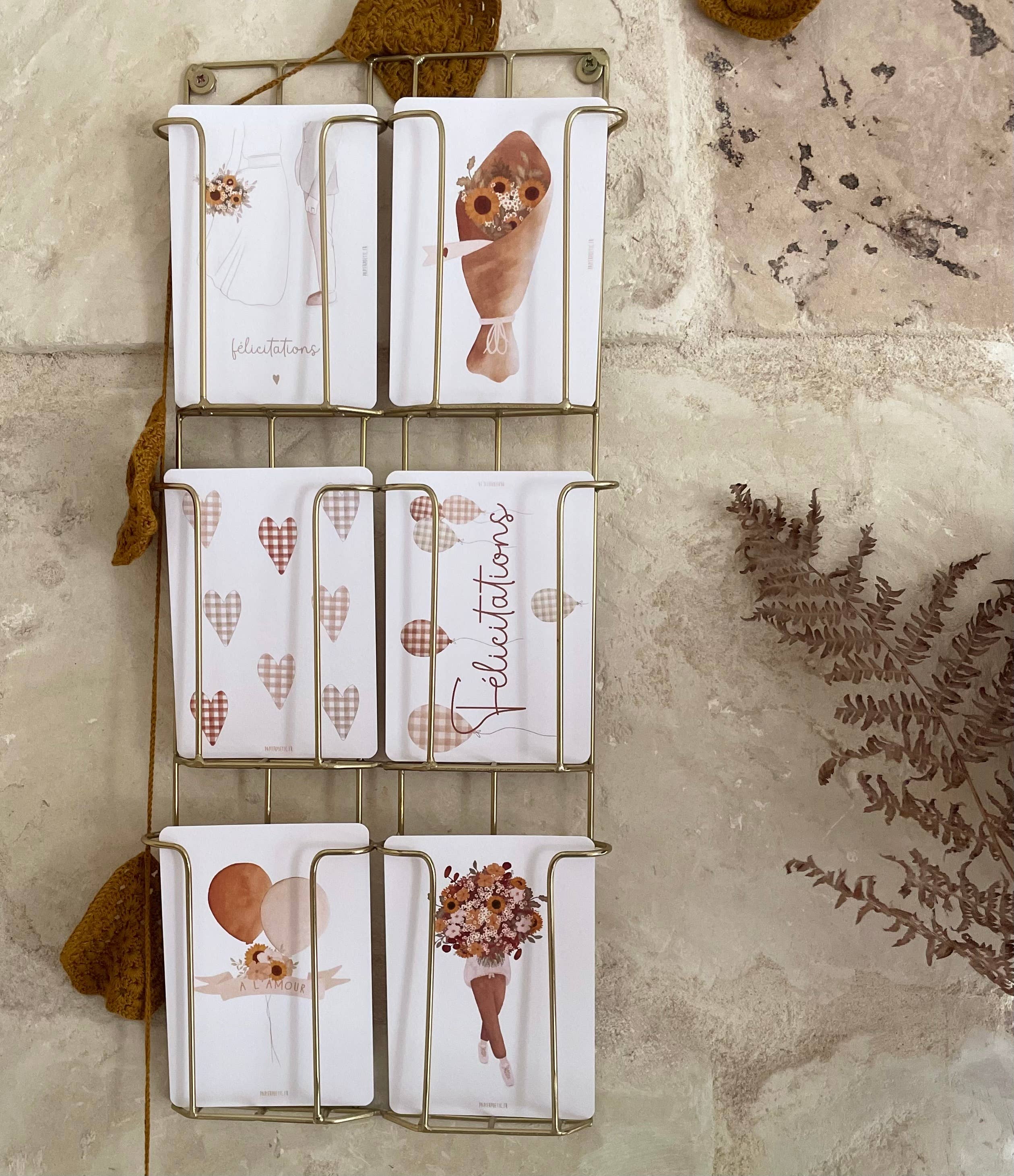 Papier Poetic - Wholesale Wedding Card - Postcard / Card "Married" autumn1