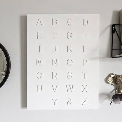 Aces and O's - Wholesale Wall Decor - Kids & Baby - Alphabet Wood Board1