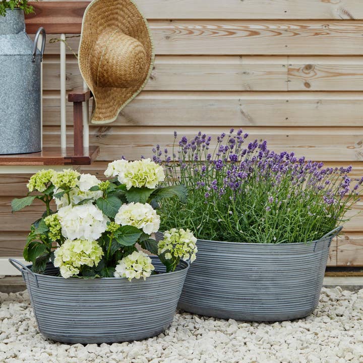 Outdoor Matlock Oval Planter for wholesale by Ivyline
