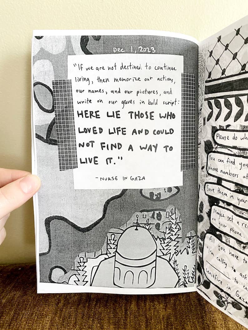 Pleasure Pie - Wholesale Politics & Current Events Book - We [Palestinians] Are Not Going Away Zine5