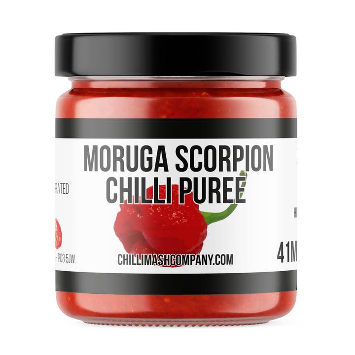Trinidad Moruga Scorpion Chilli Puree | 41ml | Chilli Mash Company for wholesale by Chilli Mash Company