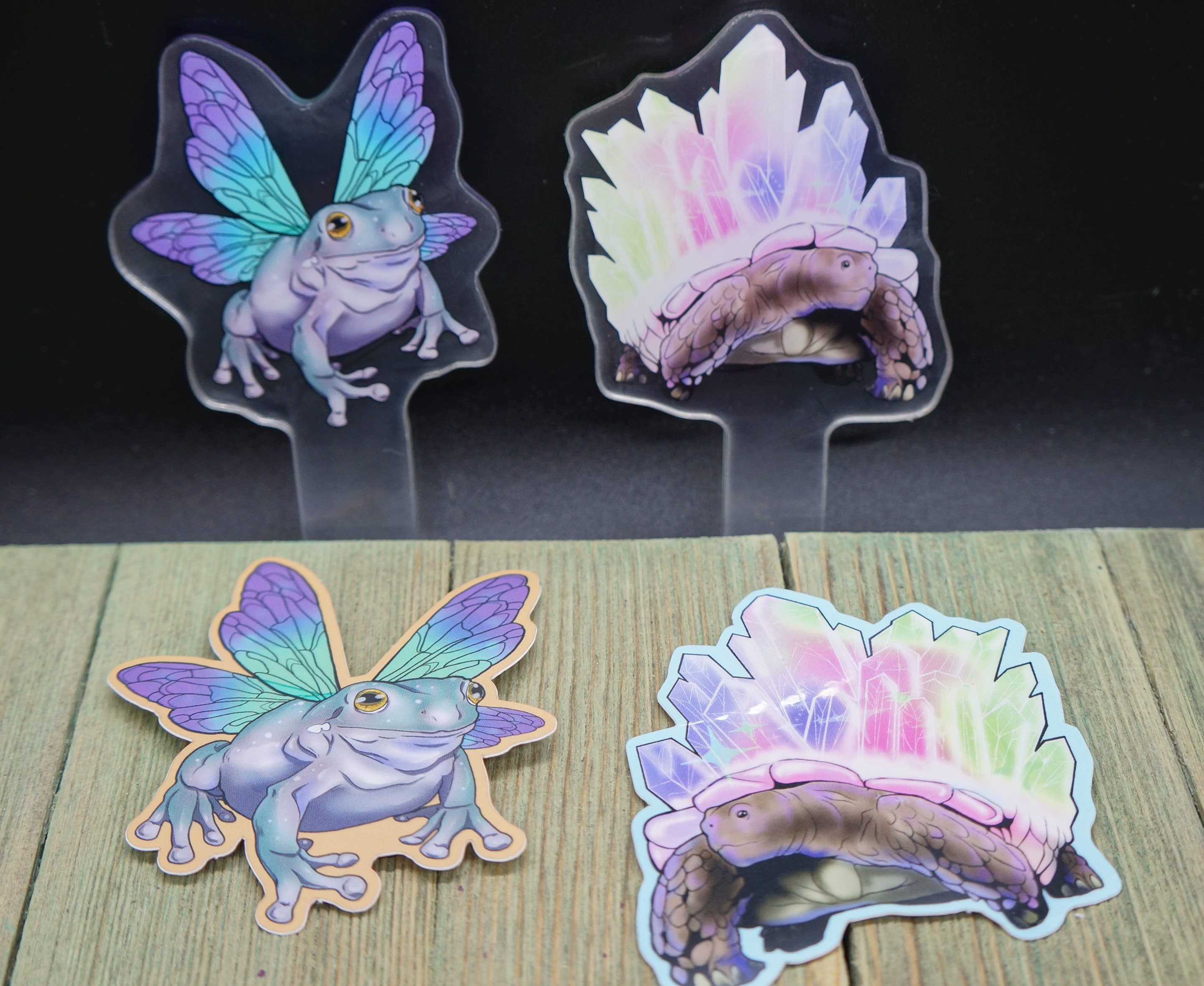 Goblin Grimm Gifts - Wholesale Garden/Lawn Stake - Flutter Frog Plant Sticks3