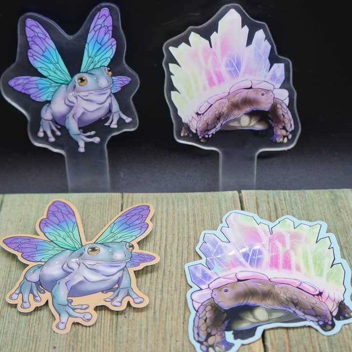 Goblin Grimm Gifts - Wholesale Garden/Lawn Stake - Flutter Frog Plant Sticks3