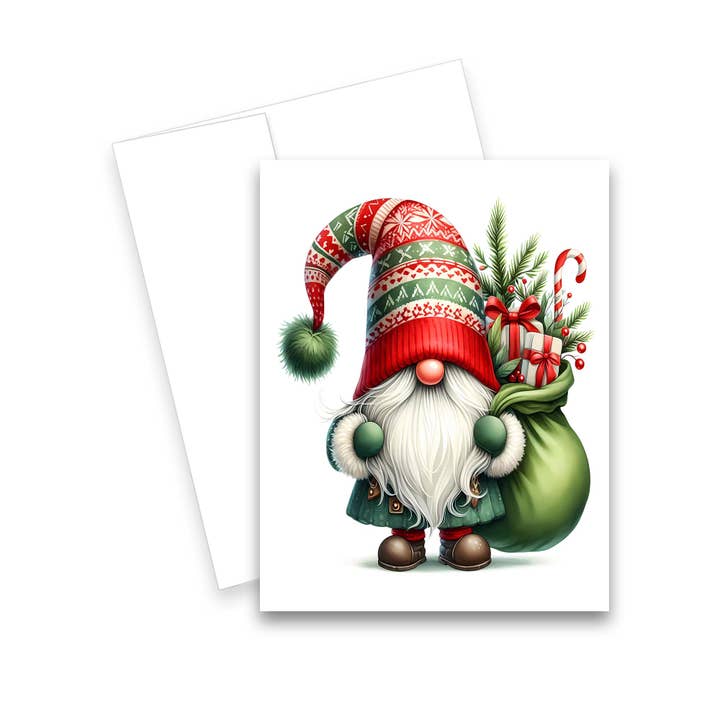 Aria Rae – Großhandel Weihnachtskarte – Verschiedene Weihnachts-Grußkarten mit Zwergen, 6er-Set4