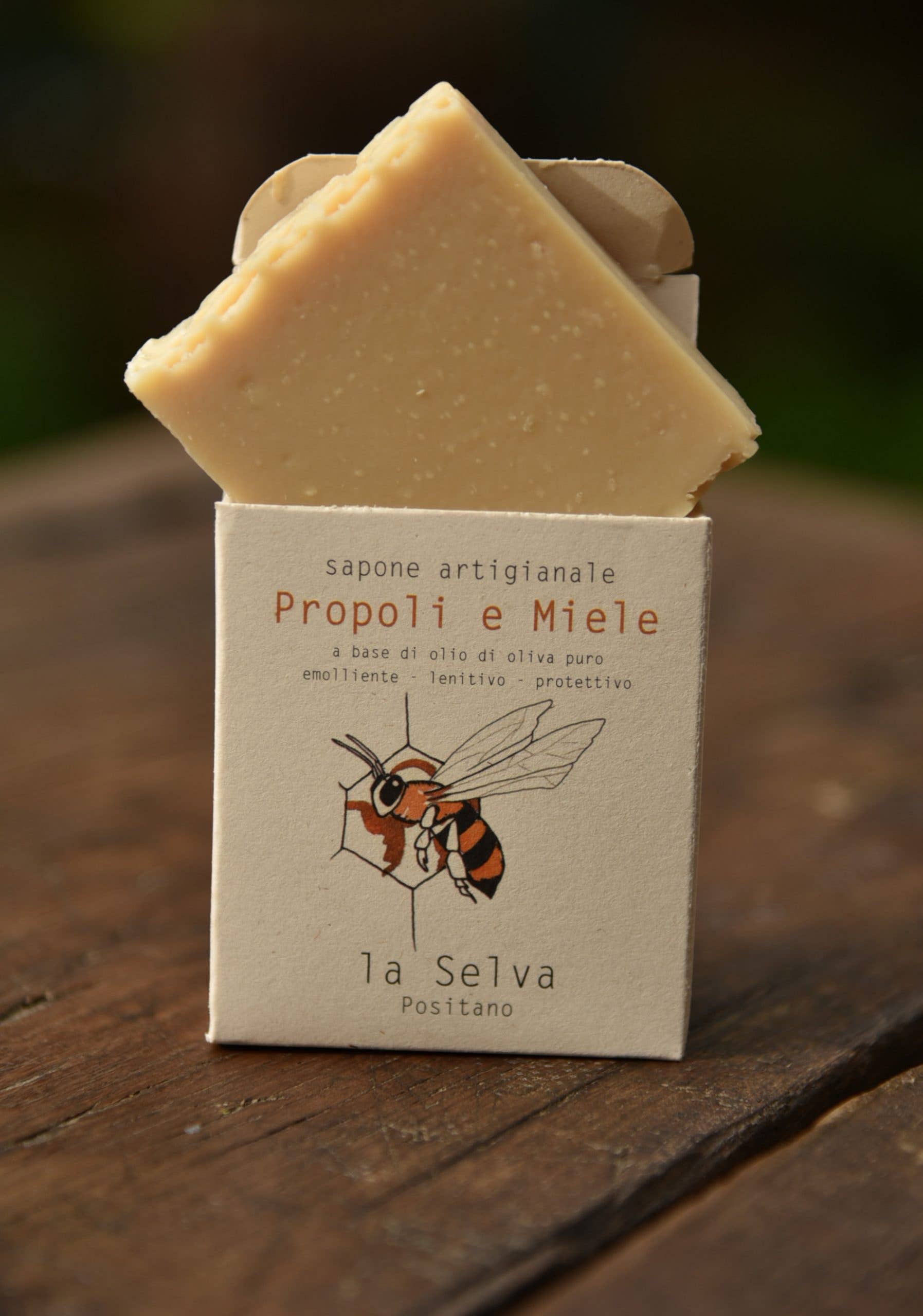 La Selva Positano Cosmetici Naturali - Wholesale Bar Soap - SOLID SOAP PROPOLIS HONEY1