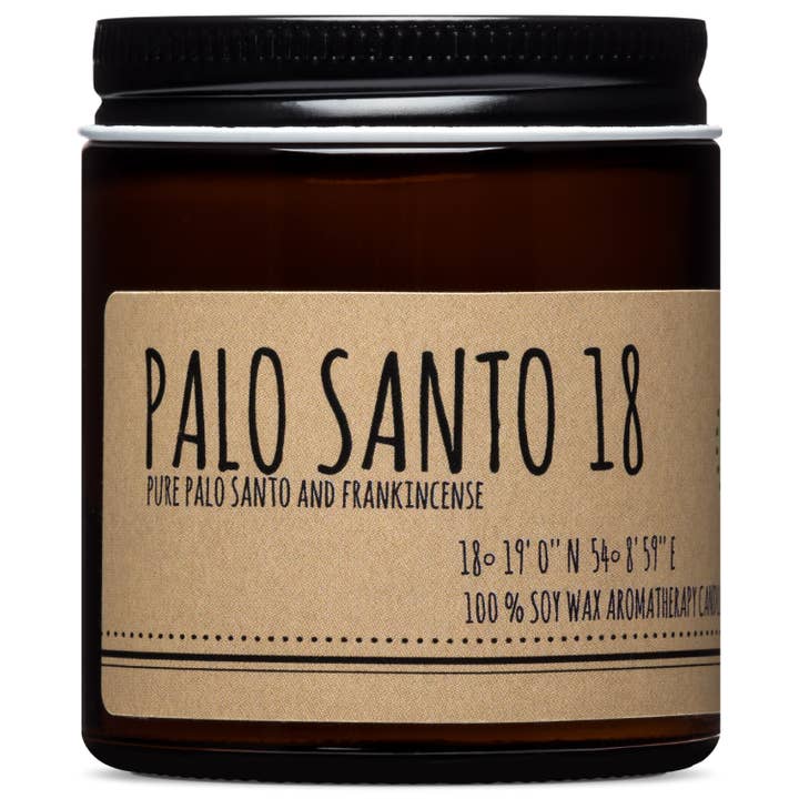 Palo Santo + wierook 18 aromatherapie kaars - 4oz voor wholesale door Maison Palo Santo®