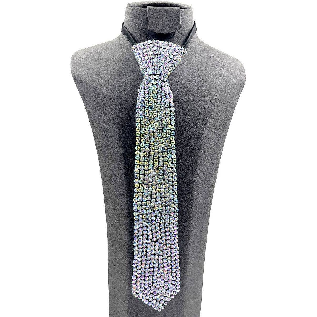 Diacly - Wholesale Necktie - Men's - Elegant Dazzling Rhinestone Adjustable Neck Tie11