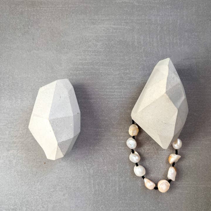 Minimal Loot Design - Wholesale Wall Hook - Geometric Wall Hook, Concrete Wall Hook, Irregular Knob, Towel Hook, Wall Hanger, Cement Wall Decor, Minimalist, Modern Wall Peg