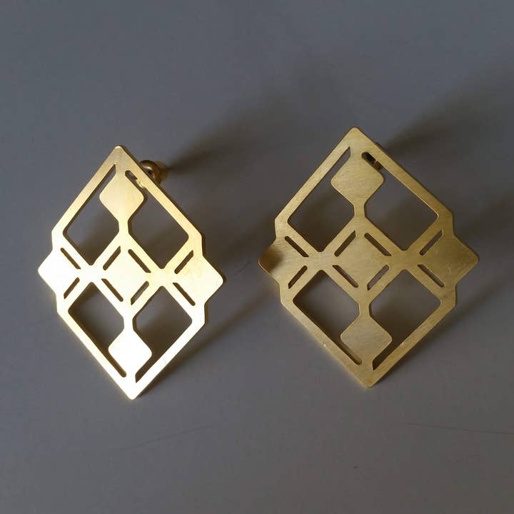 Squarik Earrings for wholesale by Scene studio