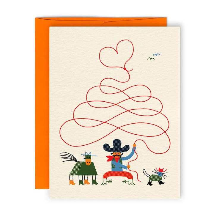 COWBOY — Greeting card for wholesale by Paperole