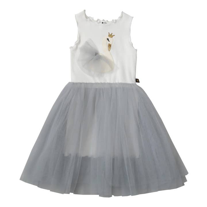 Petite Hailey - Wholesale Dress - Kids - Swan Tutu Dress0