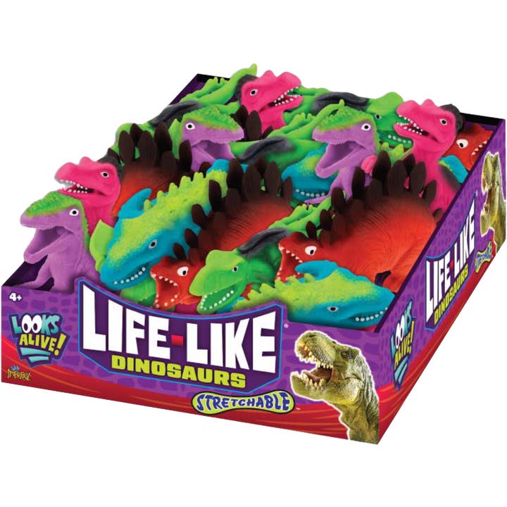 Life-Like Dinosaurs 24-Piece Dinosaurs Counter Display for wholesale by ET Products