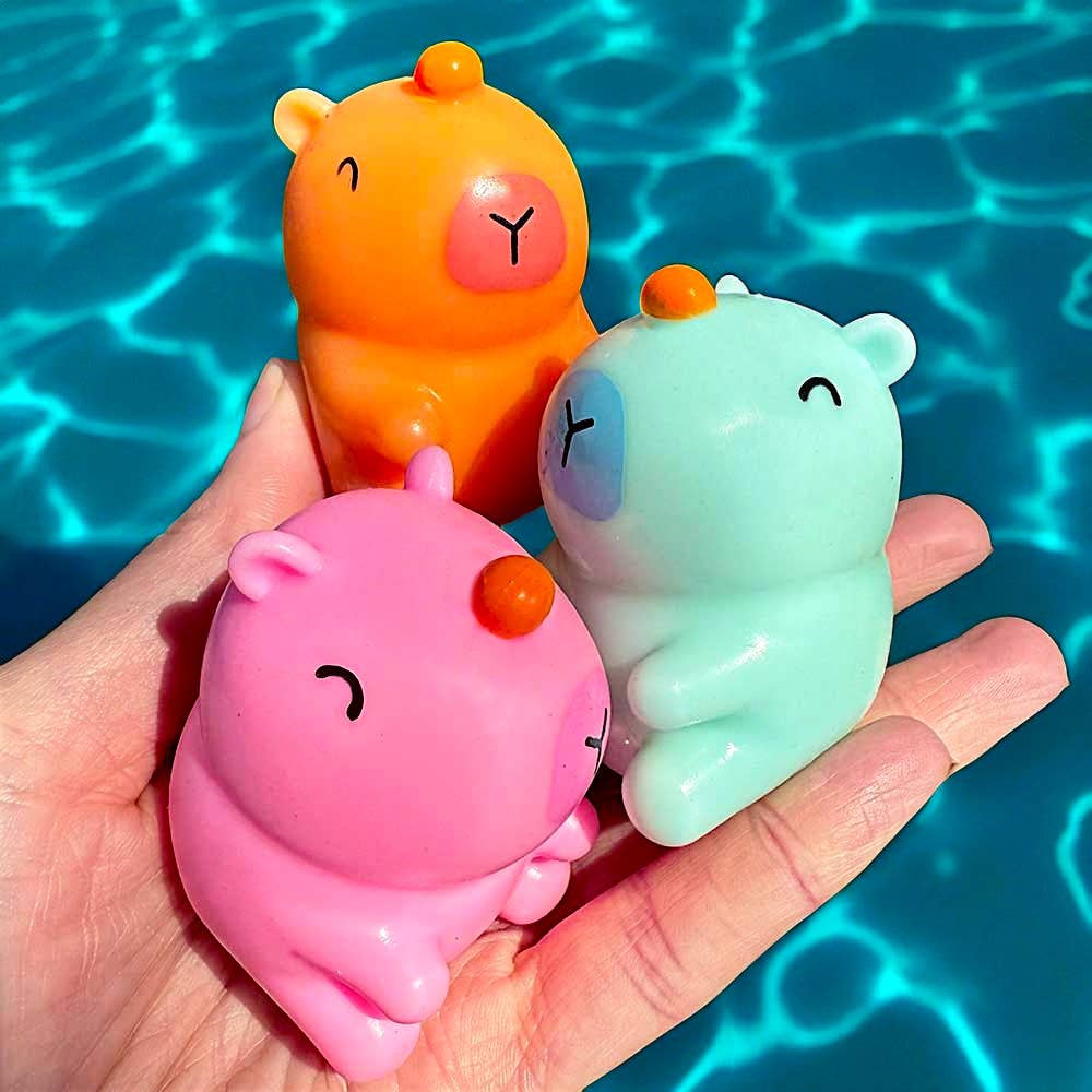 Top Trenz Inc - Wholesale Squishy Toy - Kids & Baby - Sticky Bubble Blobbies Capybara2