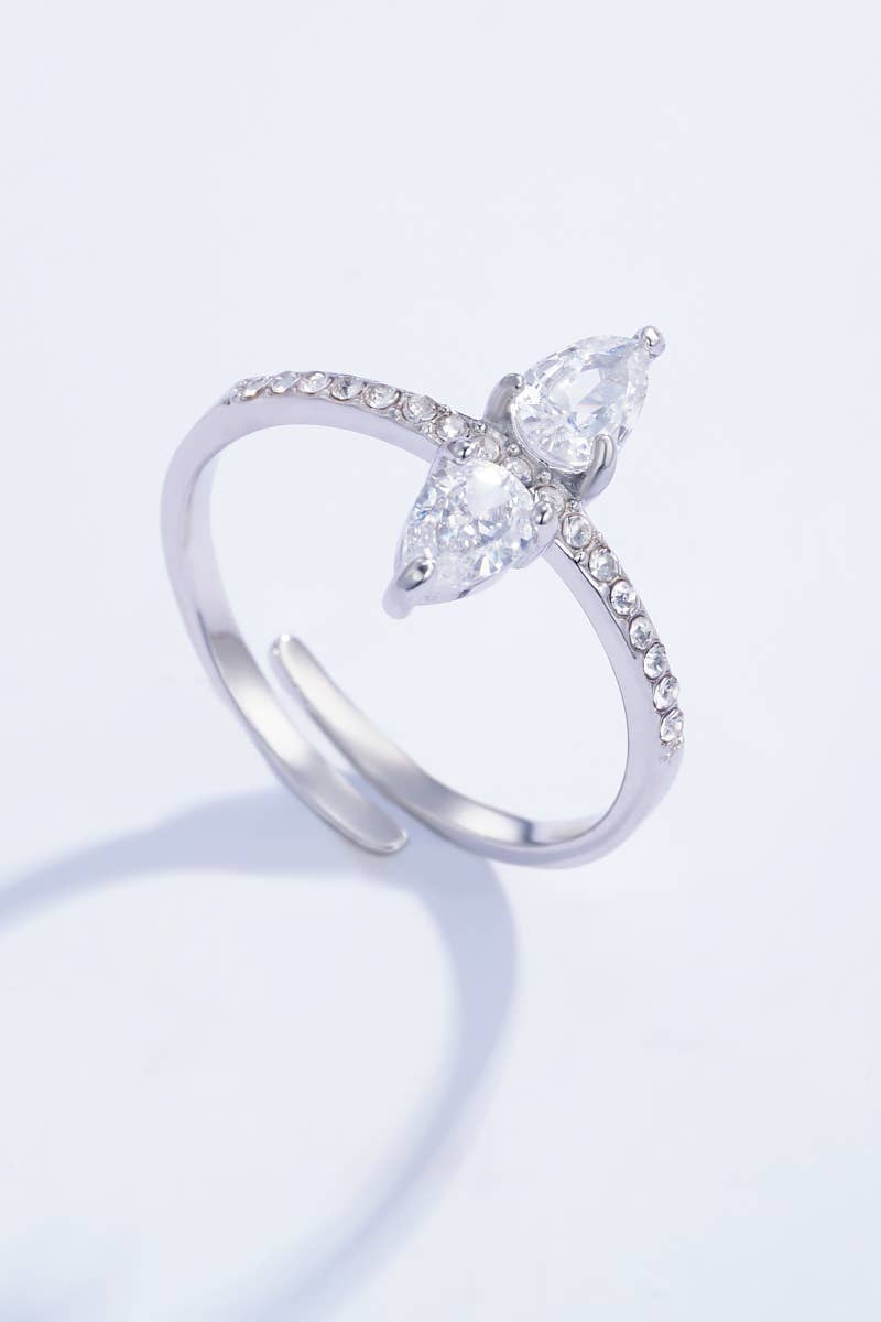 BYREN | ÉLINE L'ATELIER – Engroshandel Ring med sten – Ring med sten og rhinsten i rustfrit stål 424AQ111