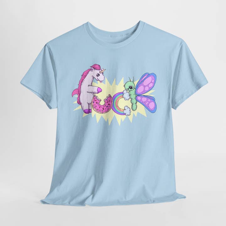 Camiseta Unissexo de Algodão Pesado Majestic AF por atacado de LVB Art