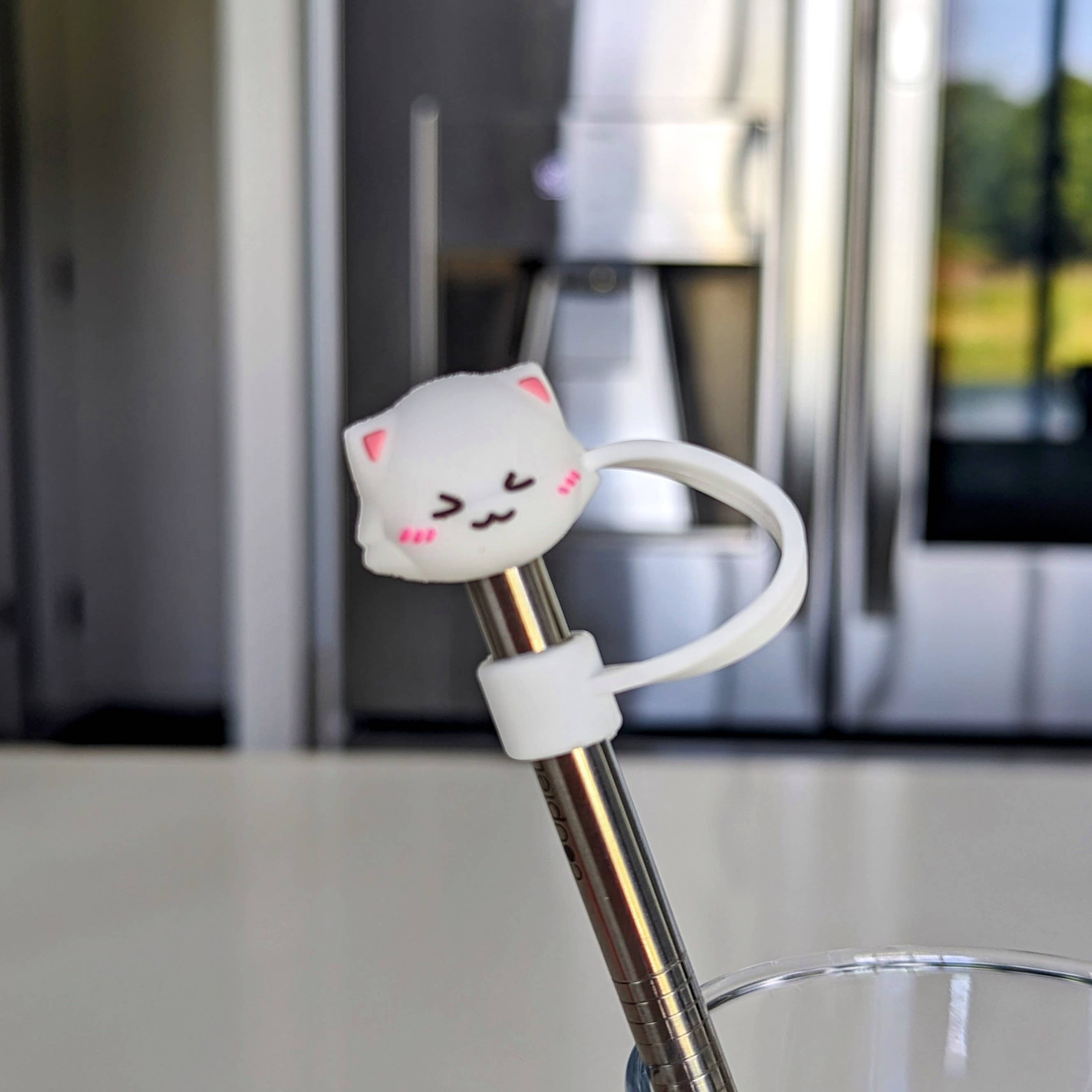 iconic mi - Wholesale Drinking Straw - Straw Covers - Cute Animals | Kitten 7mm2