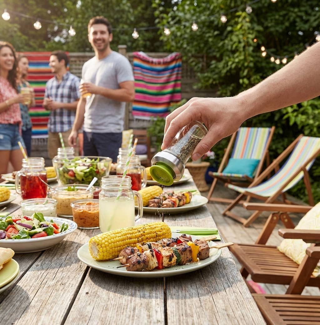 Kadra Kitchenware – wholesale Salt & pepper shaker set – Trudeau - Glass, Pop Salt & Pepper Shaker, Green Top2