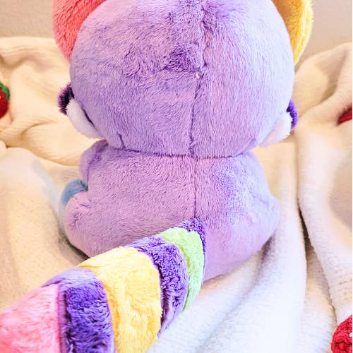 Jellyjessbeans Art - Wholesale Stuffed/Plush Toy - Kids & Baby - Rainbow Raccoon - Dream Guardian Plushie3