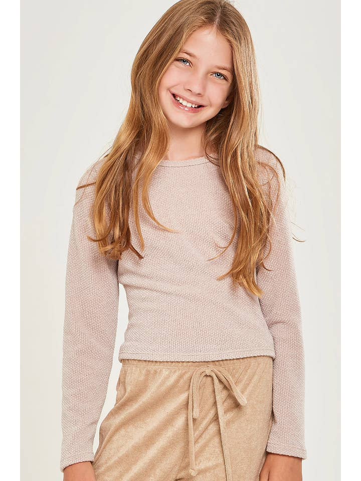 Good Girl - Vendita all'ingrosso Maglione tricot - Bambini - Maglione lavorato a maglia grossa con laccetti aperti sul retro6