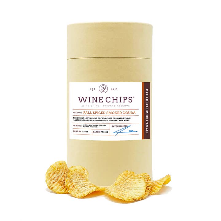 3 OZ. FALL SPICED SMOKED GOUDA - PRIVATE RESERVE CASE OF 12 for wholesale by Wine Chips