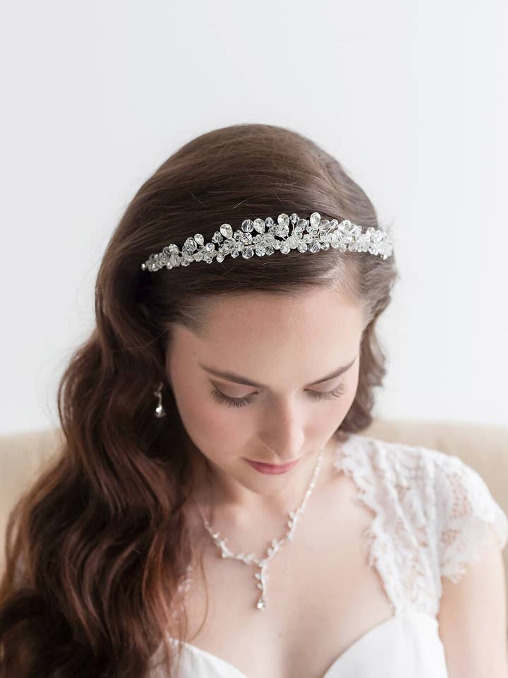 Tiara di Cristallo Helena per la vendita all'ingrosso da parte di allureweddingjewelry