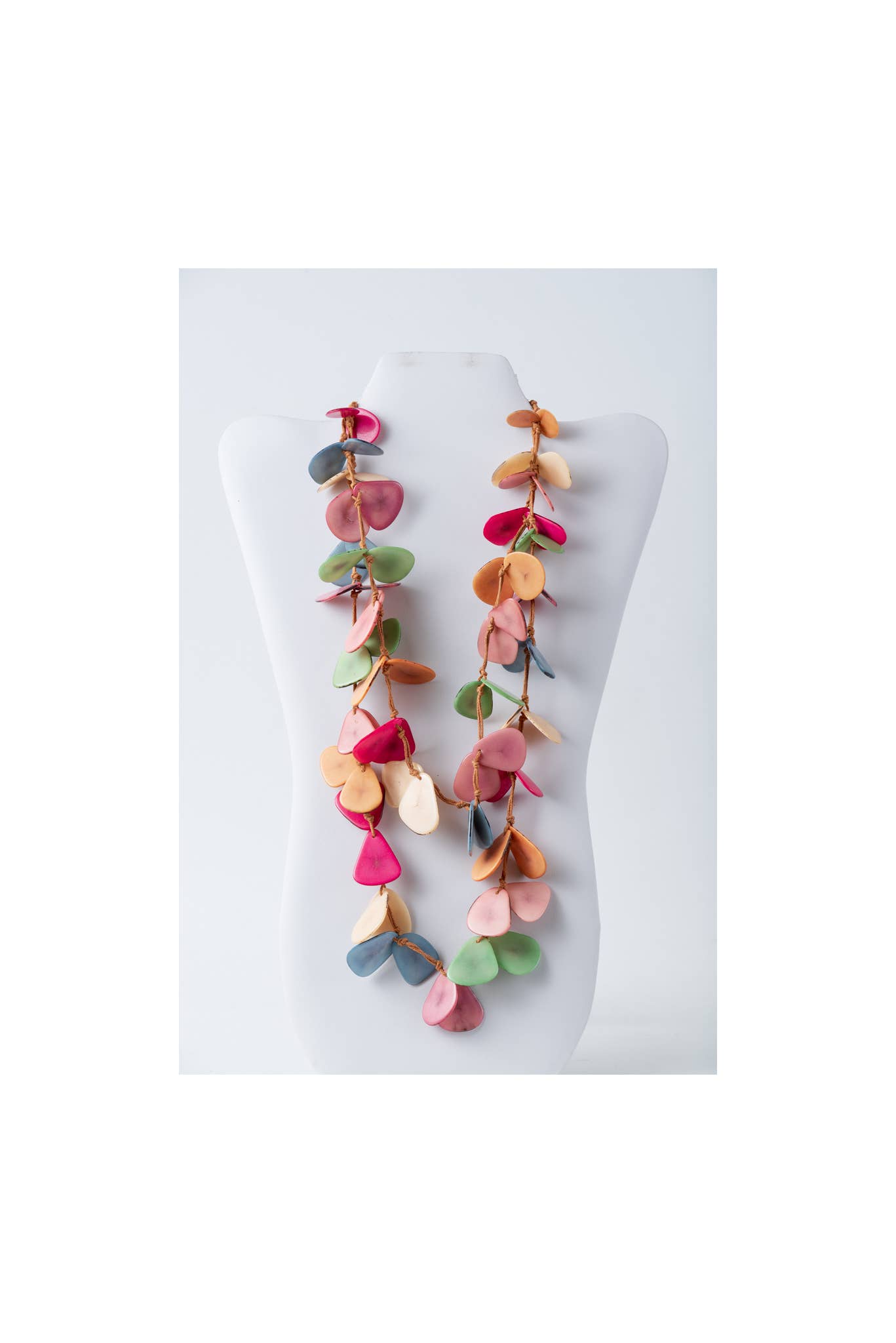 TaguArtsy – wholesale Smycken – Nola kronblad lång Tagua halsbandsuppsättning16