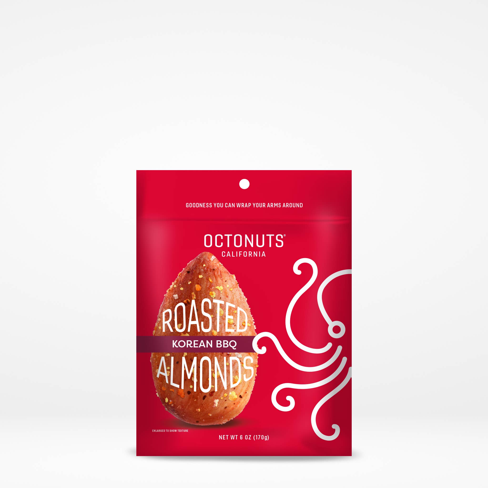 Octonuts California - Wholesale Nuts - Korean BBQ Dry Roasted Almonds 6oz