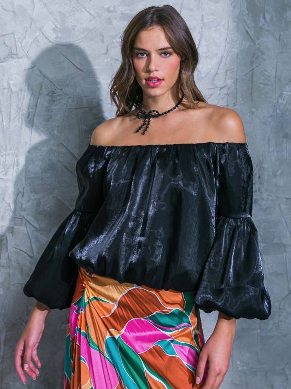 A solid woven top - IT11881 for wholesale by FLYING TOMATO