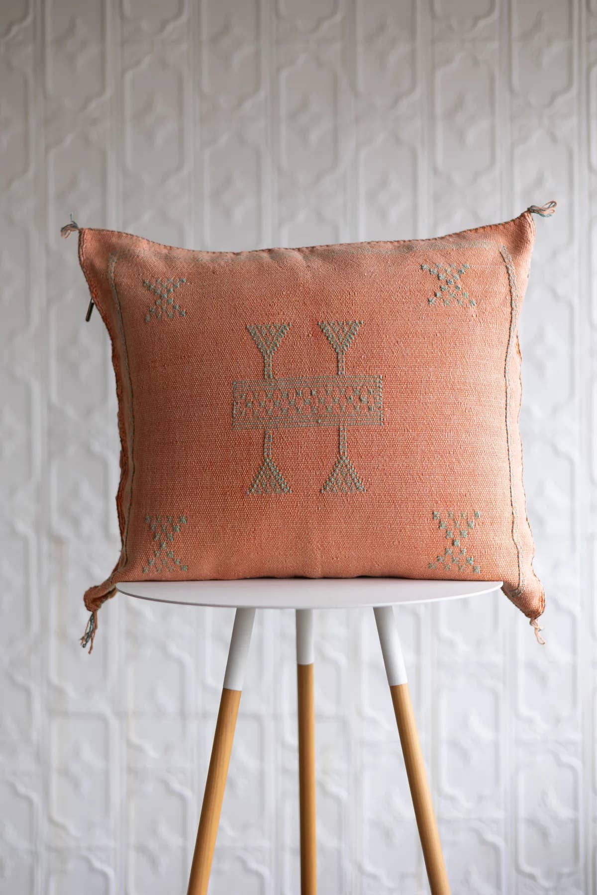 High crafty - Wholesale Throw Pillow Cover - Moroccan Cactus Silk Cushion Cover – Handmade Sabra Pillow
