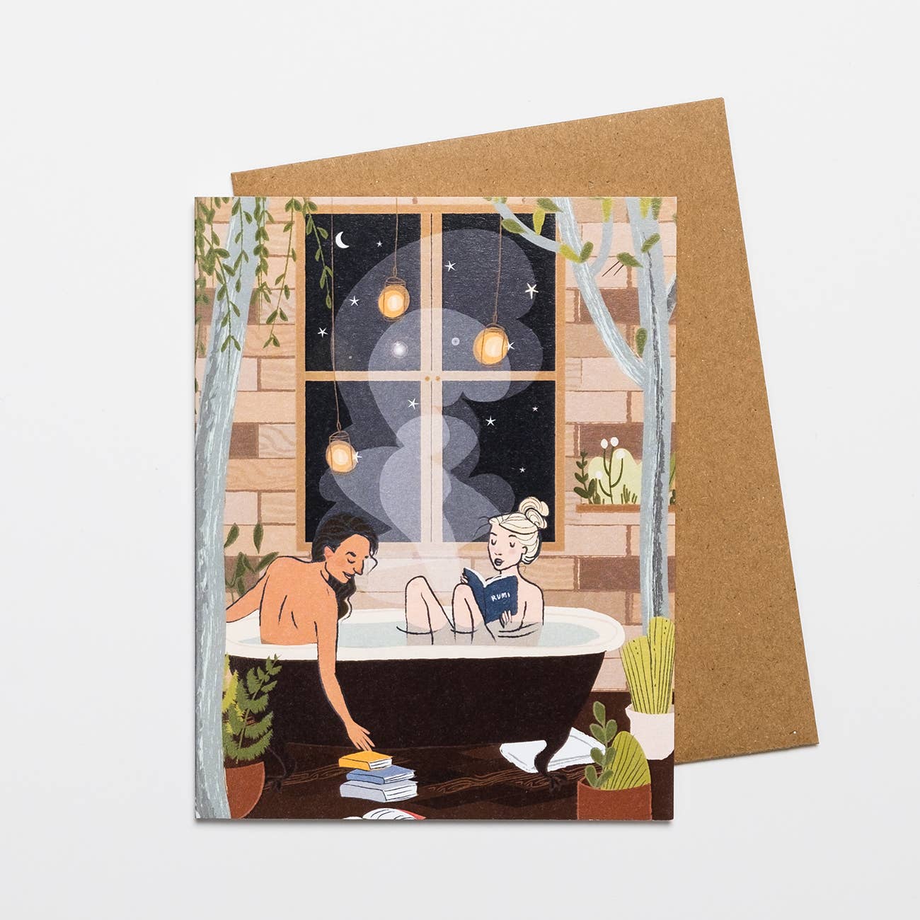 Wild Optimist – wholesale Everyday greeting card – Bath Card1