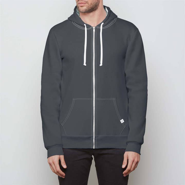 Dark Elf Unisex Zip Hoodie for wholesale by Blis Surf