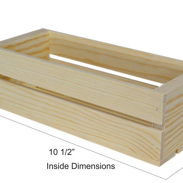 Old Fashioned Wooden Crates 12 x 5 x 4″ (ONE) for wholesale by Poole & Sons Inc.