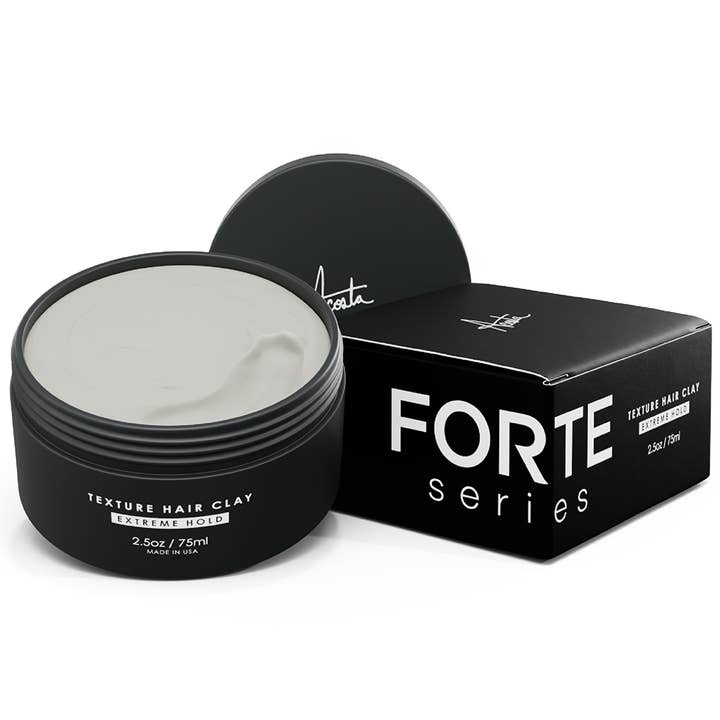 Forte Series, Inc. - Wholesale Hair Styling Gel/Mousse - Texture Clay - Extreme Hold - Texture & Volume - 2.5 Oz