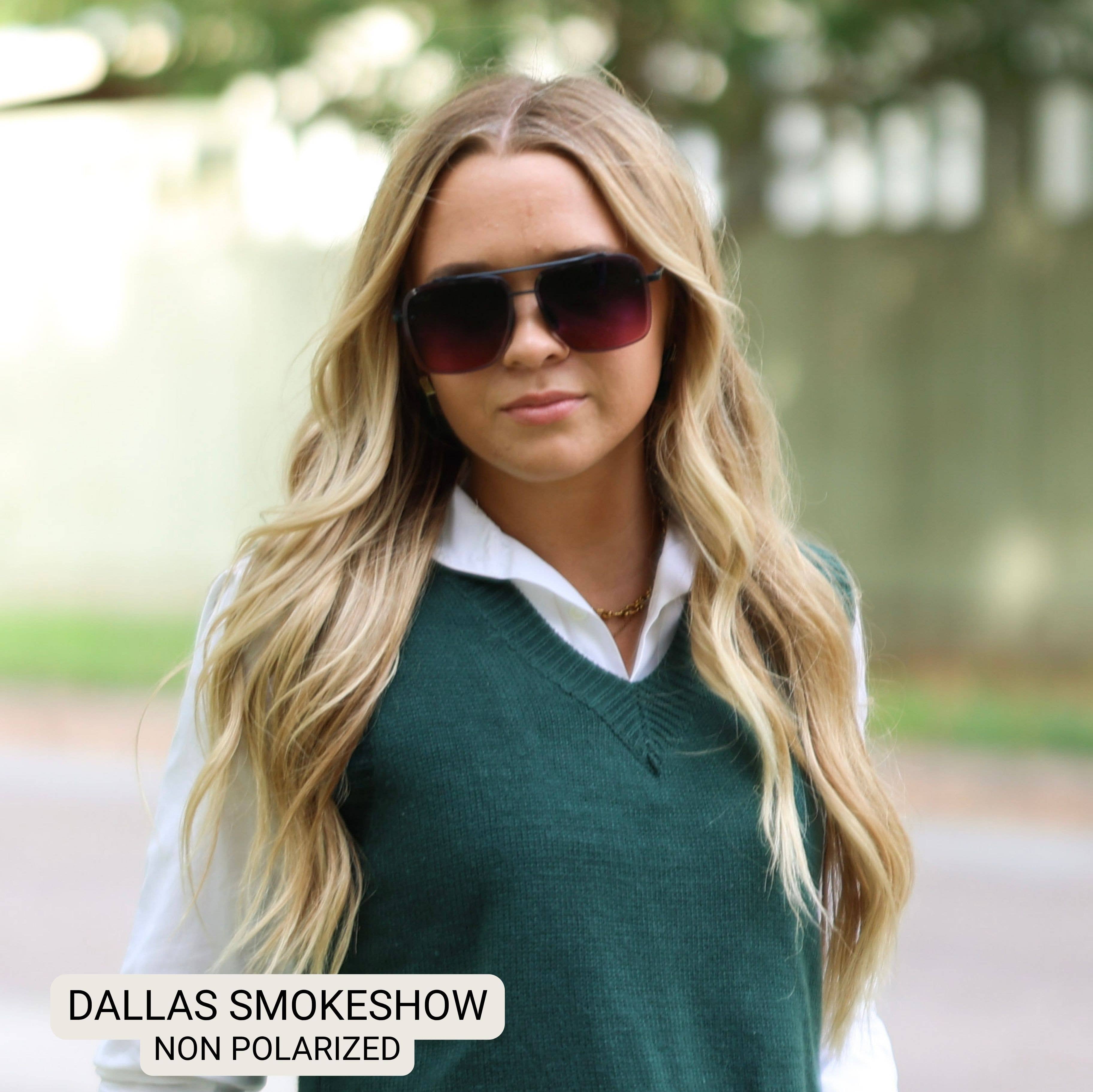 DAX Eyewear - Wholesale Sunglasses - Unisex - Dallas - Women's Modern Aviator Sunglasses 2
