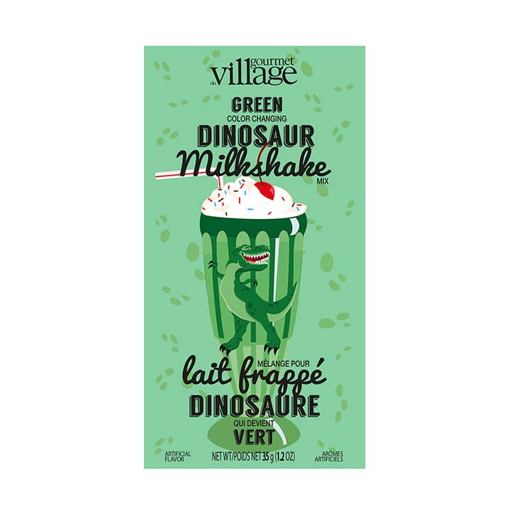 Mini Milkshake Dino (Green) for wholesale by Gourmet Du Village