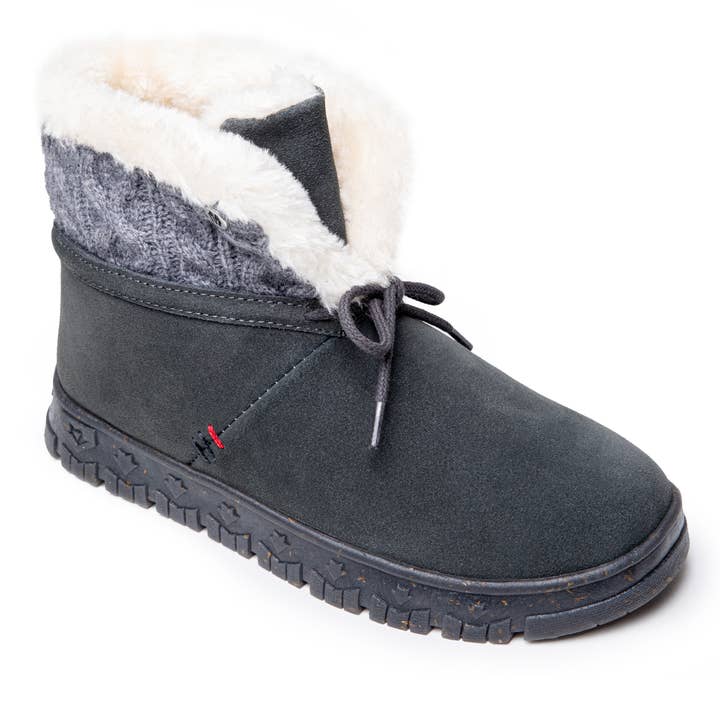 Minnetonka - Wholesale Booties - Women's - Women's Norean Suede Knit Pile Lined Platform Bootie4