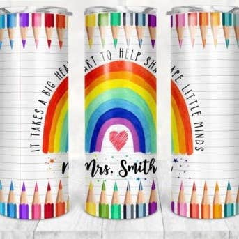 It Takes A Big Heart *il tuo nome qui* Bicchiere per la vendita all'ingrosso da parte di Smile Graphics and Design