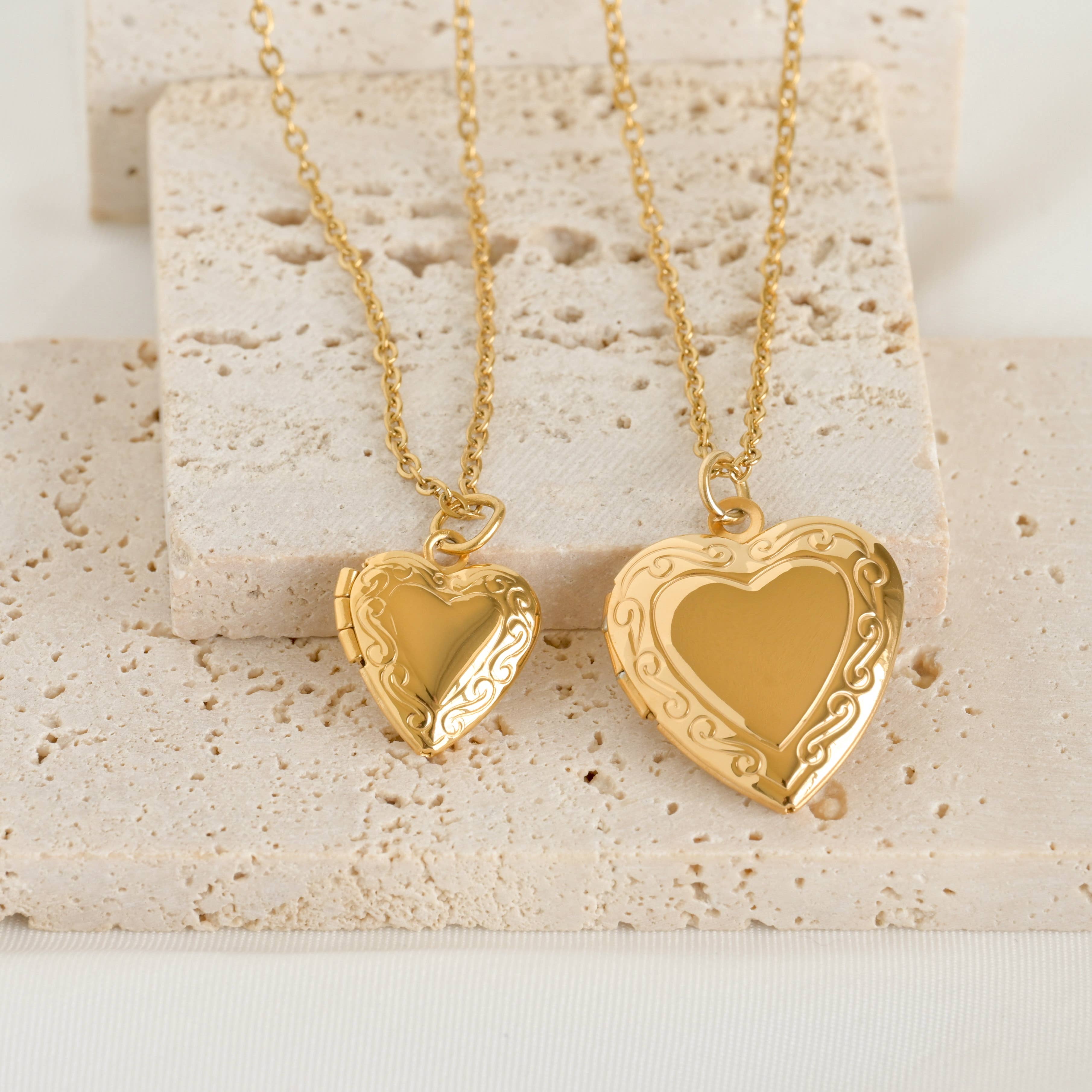 Blueyejewelry - Wholesale Locket Necklace - Heart Locket Necklace - Vintage Style Locket Heart Pendant8