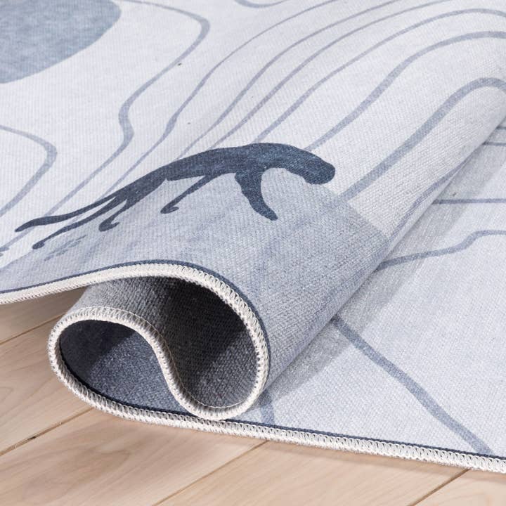 Well Woven - Wholesale Area Rug - Kids & Baby - Safari Modern Grey Kids Flat-Weave Rug