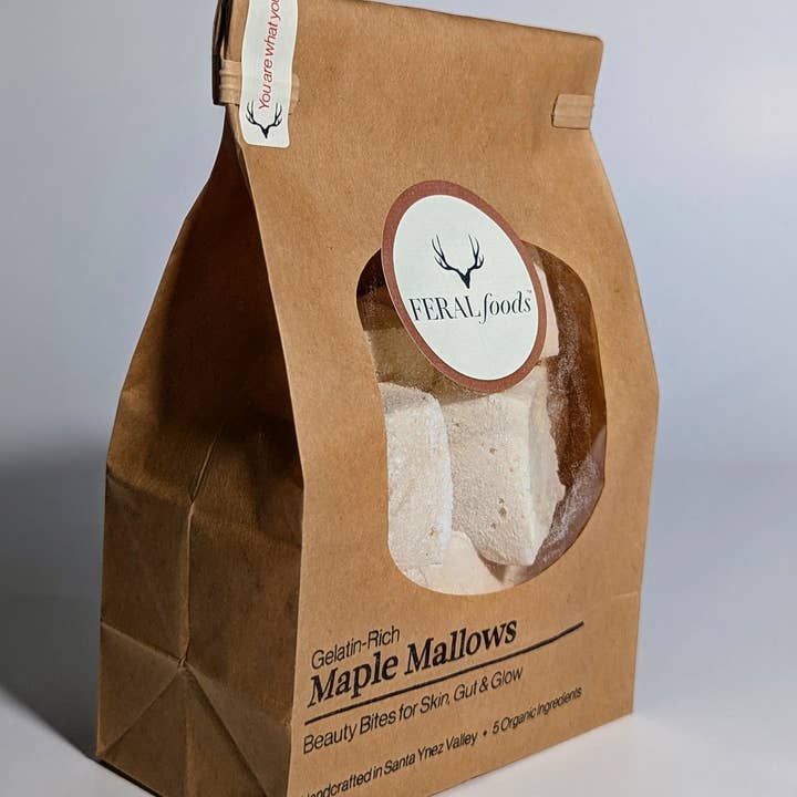 Guimauves à l'érable pour la vente par Feral Foods