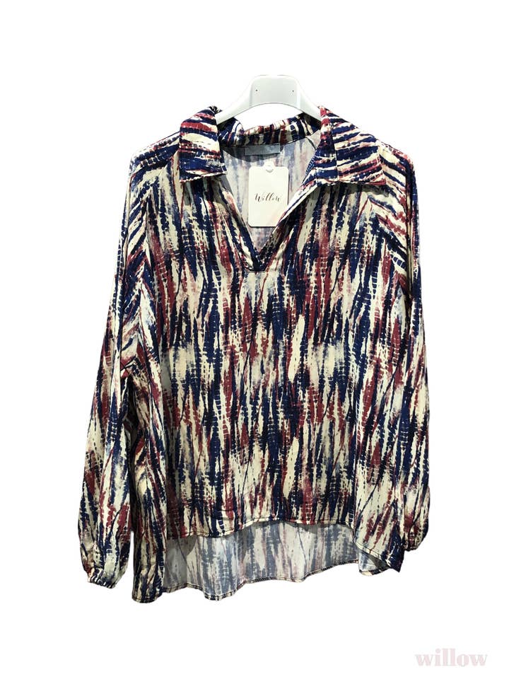 Moonsun - Wholesale Blouse - Women's - Boheme French collar blouse #4289