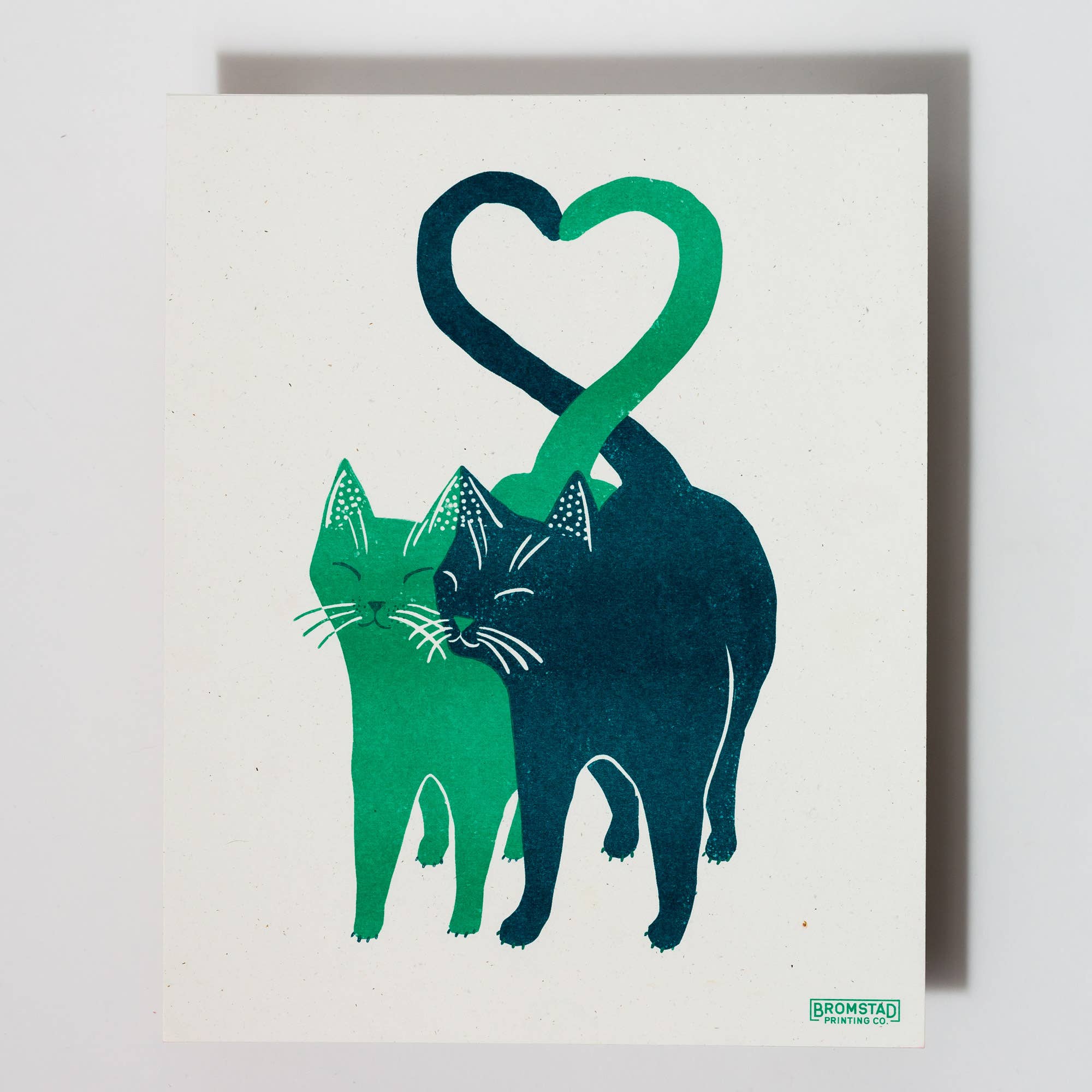 Bromstad Printing Co. - Vendita all'ingrosso Stampa artistica - Love Cats - Stampa Risograph1