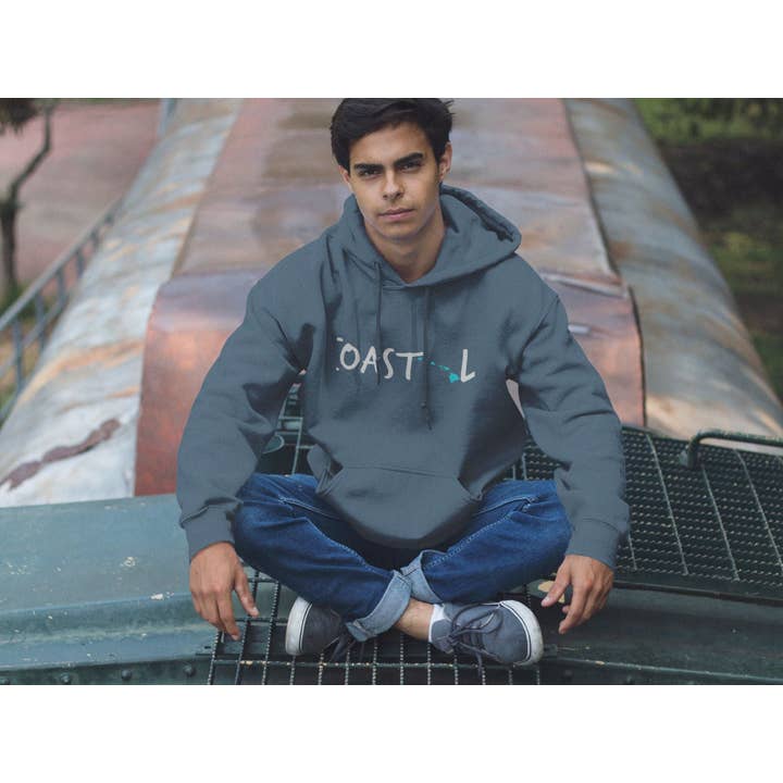 Sweat à capuche unisexe Coastal Hawaii Waverider Supreme pour la vente par Coastal & Midwest State of Mind