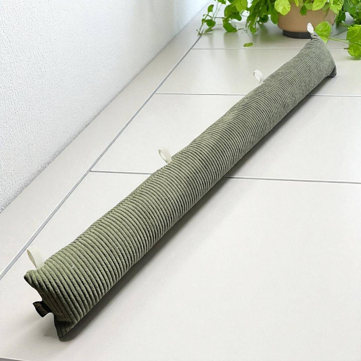 Emmanuel Création - Wholesale Door Stop - Corduroy door draft stopper, khaki2