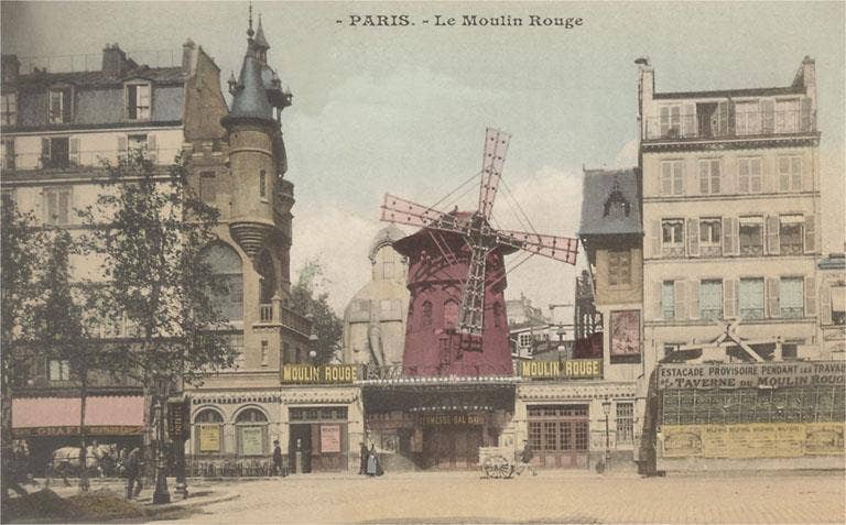 Found Image Press - Wholesale Magnet - Magnet PS-217 Mouin Rouge0