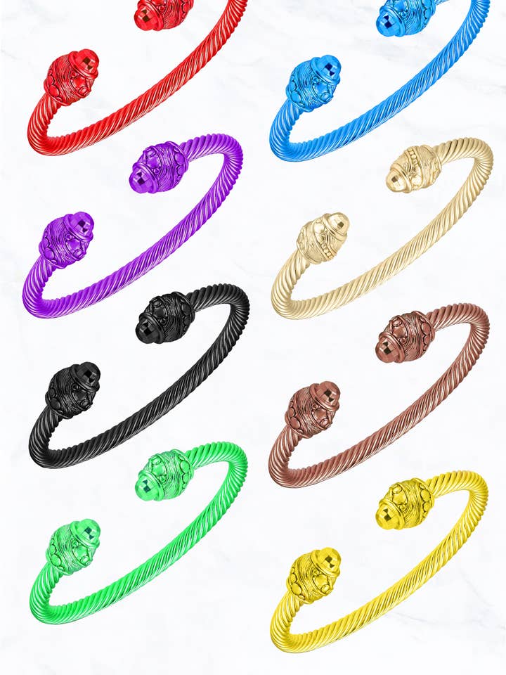 Pulseira Punho Fashion Colorido por atacado de Suzie Q USA