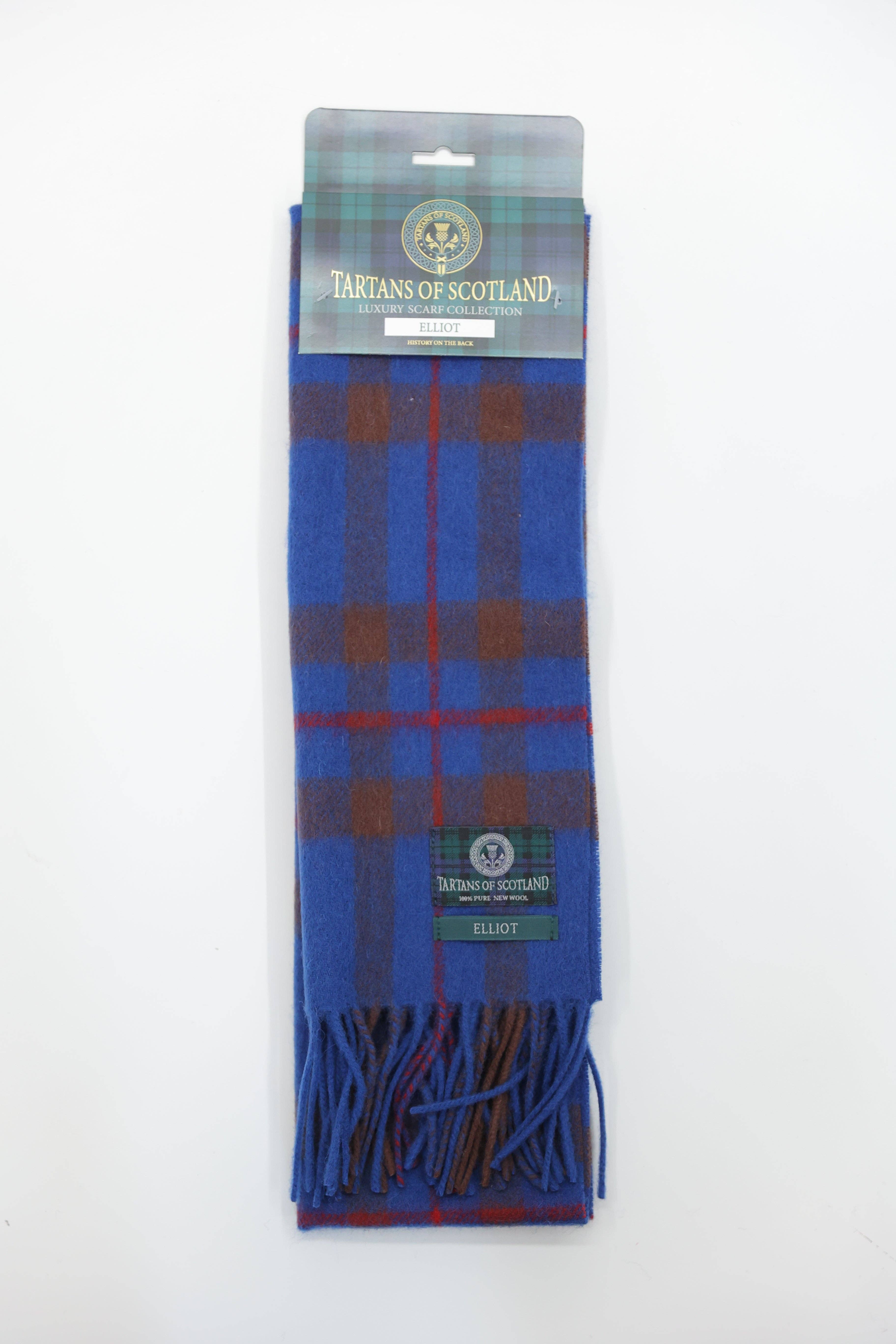 MANAV – wholesale Scarf – Unisex – Tartans of Scotland Clan Scarf Elliot