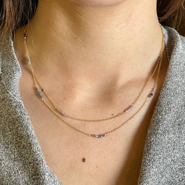 Double Strands Necklace II for wholesale by Mabel Chong