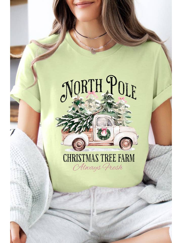 COLORBEAR - Wholesale T-Shirt (Graphic) - Women's - North Pole Christmas Graphic Tee18