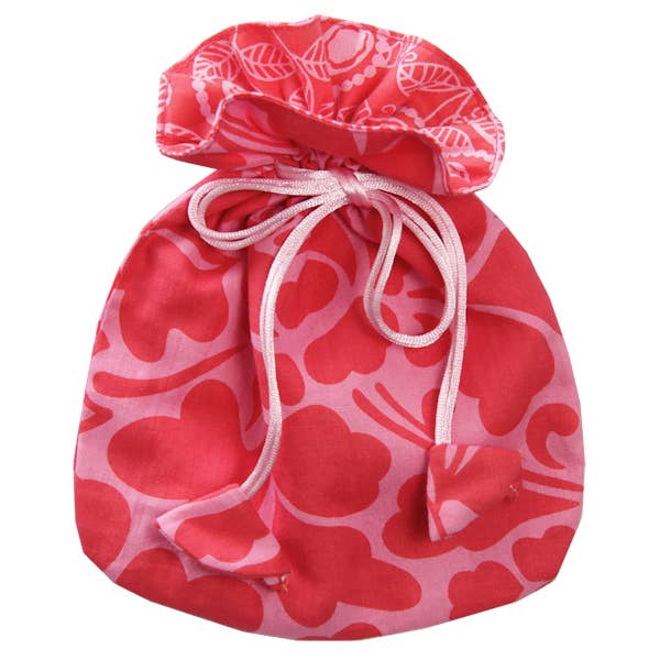 Drawstring Bag | Prada pink red for wholesale by Balizen Direct from Bali